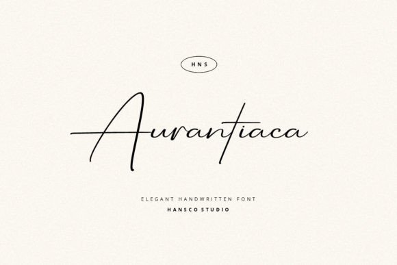 Aurantiaca Signature: A Fresh Take on Modern Handwriting