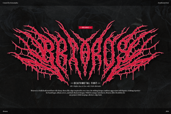 Briaros: Unleashing Brutal Typography