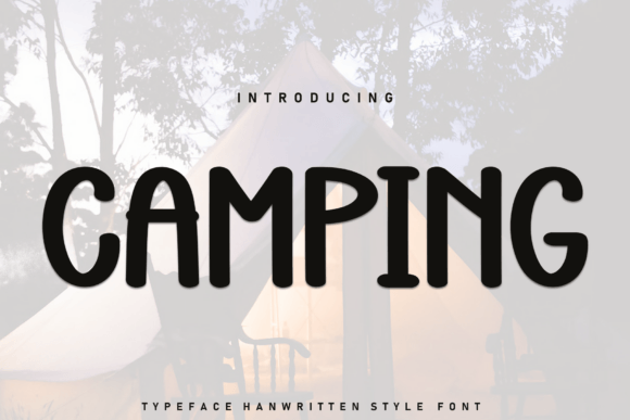 Camping Font: A Handcrafted Typeface for Outdoor Brands