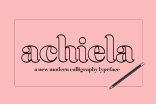 Designing with Impact: The Achiela Font Family