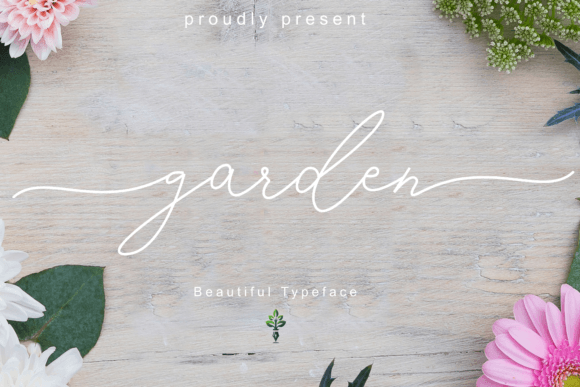 Dip into the Upscale Charm of the Garden Typeface