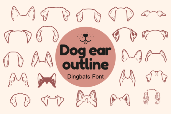 Dog Ear Outline: The Playful Font That Brings Personality to Your Projects