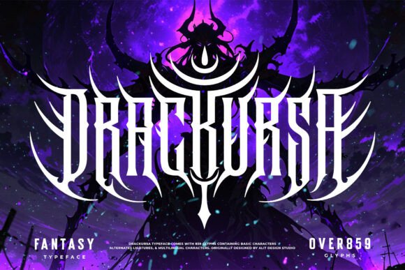 Drackursa: The Typeface That Screams Death Metal
