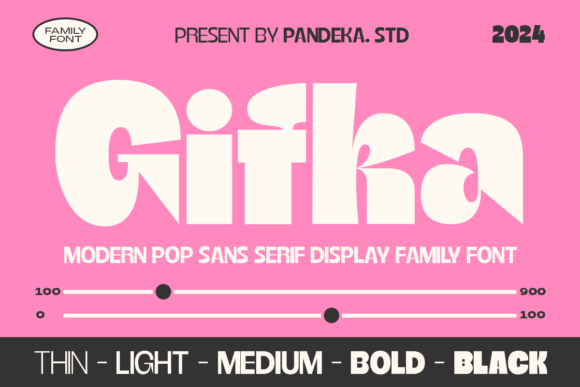 Gifka: A Modern Pop Font for Vibrant Designs