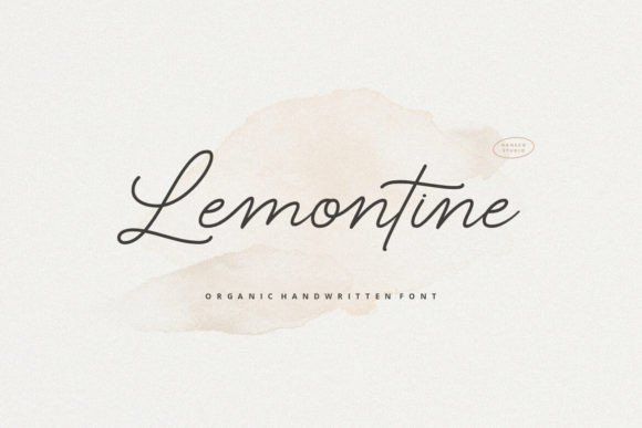 Lemontine: A Modern Handwritten Font with a Feminine Edge