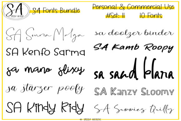 Script and Handwritten Bundle 11: Your Toolkit for Everyday Creativity