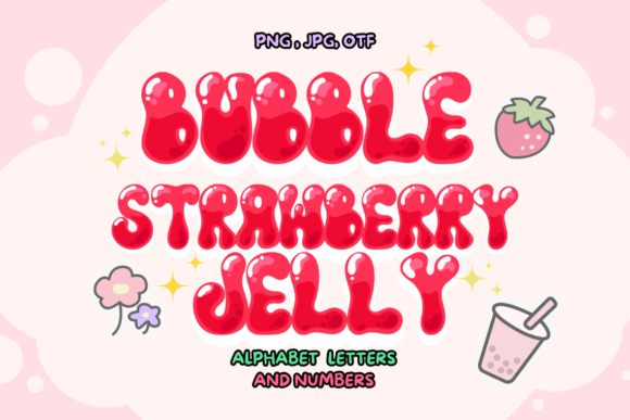 The Playful Charm of Bubble Strawberry Jelly