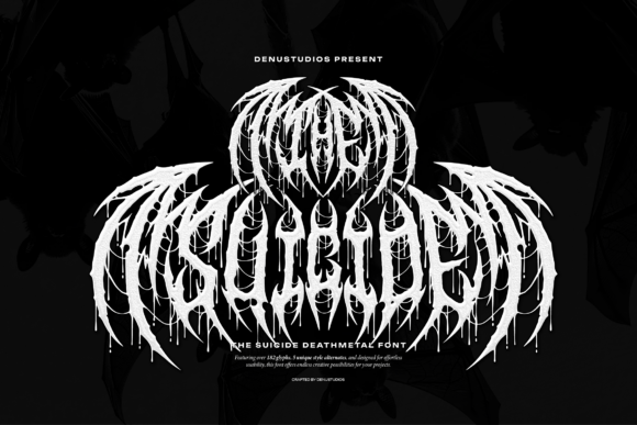 The Suicide: A Death Metal Font for Bold Branding