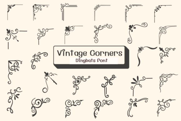 Timeless Elegance: The Power of Vintage Corners Dingbats