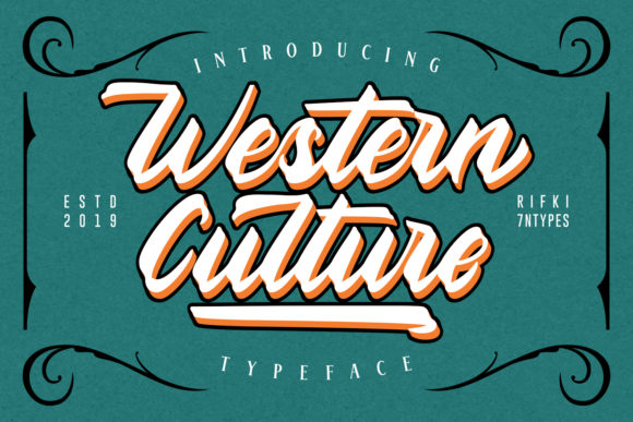 Western Culture: A Bold Typeface for Modern Impact